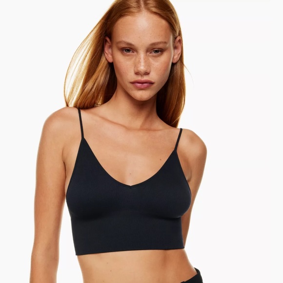 Aritzia Talula Toni Seamless Tank blue bra NWOT - Picture 3 of 5